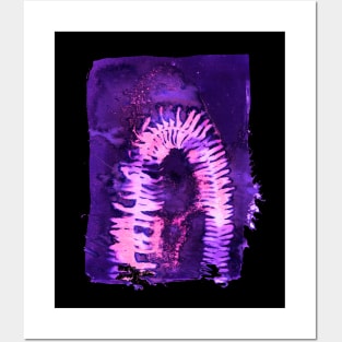 Fern Rainbow (purple) Posters and Art